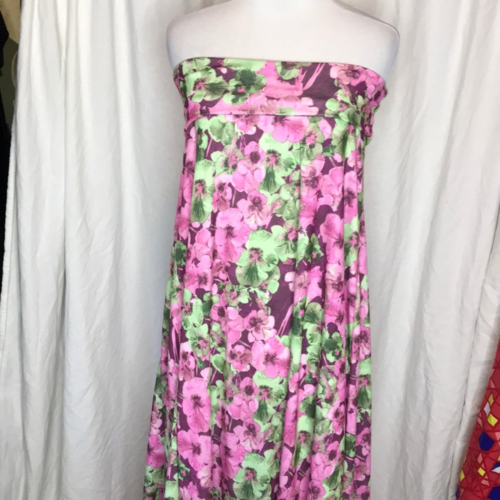 Floral LuLaRoe Maxi Skirt